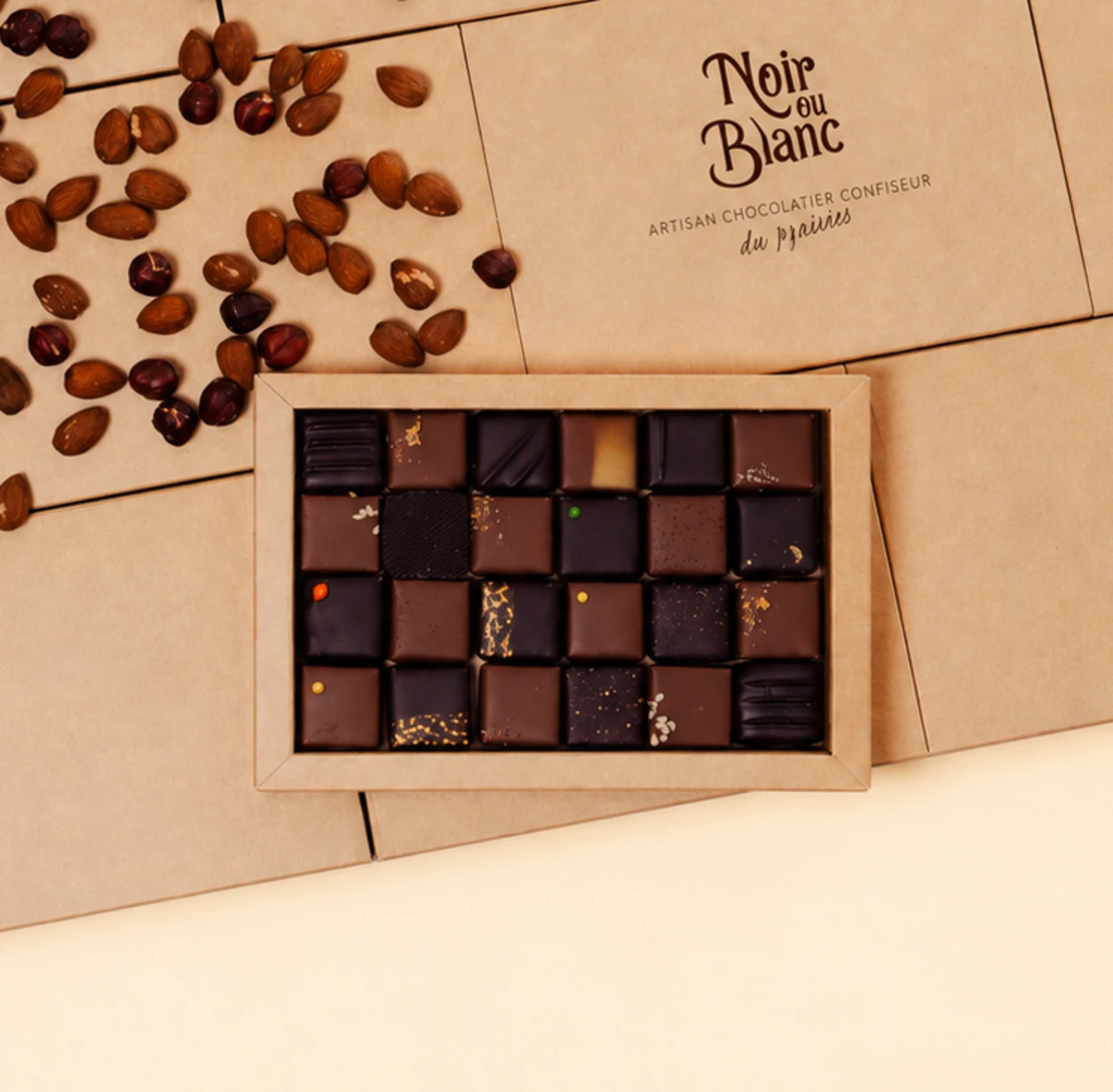 Ecrin de 24 chocolats