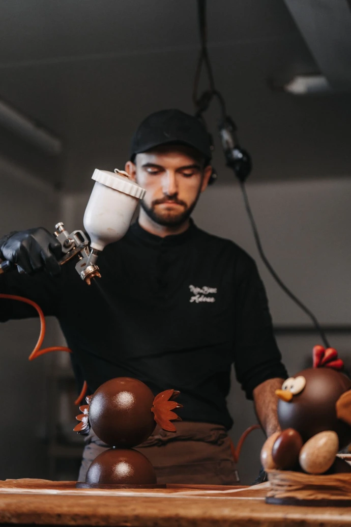 Mathieu - chocolatier de la Chocolaterie Noir ou Blanc