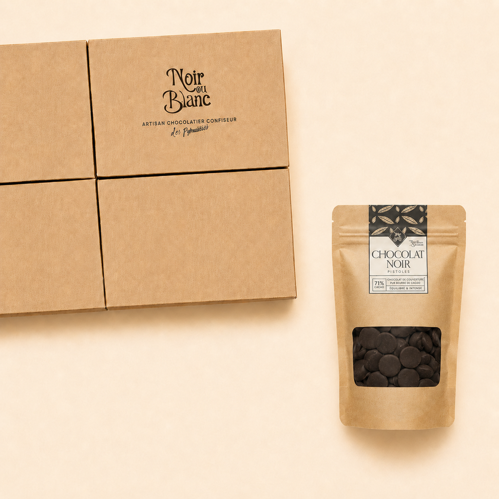 Pistoles chocolat noir