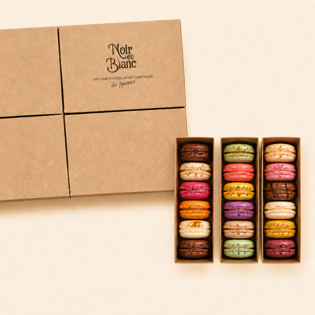 Coffret de 16 macarons